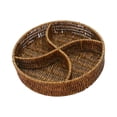 thumbnail image 1 of Rongfmy Paniers de Rangement Faits à la Main Décoratifs pour Légumes Table Basse de Salle à Manger Hôtel Ronds, 1 of 9