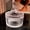 Transparency1, variant on Beautiful Contemporary Sage Clear,Ribbed Glass Lidded Decorative Jar by KUMHONW,2.76" L x 2.76" H