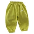 thumbnail image 4 of Kogui Bloomers for Baby Girls Boys Cargo Joggers Pants Outdoor Kid Quick Dry Hiking Pants Lightweight Athletic Pants 6 12 Months (Light Green,6-12 Months), 4 of 4