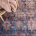 thumbnail image 6 of Safavieh Tucson Bronagh Oriental Machine Washable Area Rug, Navy/Rust, 4' x 4' Round, 6 of 11