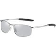 thumbnail image 1 of FEISEDY Classic Polarized Photochromic Sunglasses Driving Photosensitive Glasses B2444, 1 of 6