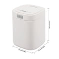 thumbnail image 3 of 2.5L Electric Food Waste Composter, White Kitchen Compost Bin with 500W Heated Grinding and Drying, 35W Motor for Quiet Operation, Converts Scraps to Fertilizer for Home Use 120V, 3 of 12