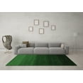thumbnail image 3 of Ahgly Company Indoor Round Abstract Emerald Green Contemporary Area Rugs, 4' Round, 3 of 4