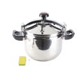 thumbnail image 2 of Large Capacity Stick Proof 304 Stainless Steel Pressure Cooker Soup Stew Pot Home Kitchen Restaurant, 2 of 7