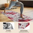 thumbnail image 4 of Pioneer Flower Floral Print Pattern Hot Yoga Mat Towel Non Slip for Hot Yoga - Quick-Drying Yoga Mat Cover with 4 Corner Pockets with Travel Bag - Hot Yoga Towel Non Slip 70"x26", 4 of 6