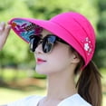 thumbnail image 5 of CoCopeaunts Summer Sun Hat for Women Golf Cap Simplicity Women UPF 50+ UV Protection Wide Brim Beach Sun Visor Hat for Wife Girls Gift Cheap, 5 of 5