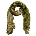 thumbnail image 1 of Peach Couture All Seasons Retro Zebra and Leopard Mix Animal Print Crinkle Beautiful Scarf wrap, 1 of 1