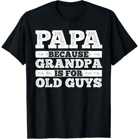 Cool Grandpa Art For Men Grandfather Papa Parent Fathers Day Funny T-shirt