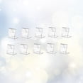 thumbnail image 4 of EeaseCA 50pcs L Shape Slanted Sign Holders Desktop Photo Paper Name Holder Display Stand Acrylic Sign Holders, 4 of 7