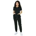 thumbnail image 2 of Women's Soft Stretch Silver Zipper Jogger Uniform - Style ST400-JR, 2 of 8