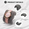 thumbnail image 3 of 4pcs Watch Case Pillows, M Shaped Display Pillow Velvet Cushion Replacement for Bracelet Storage Gray, 3 of 5
