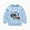 Light Blue, variant on CYRBOKO Baby Boys Sweatshirts, Cotton Long Sleeve Crew Neck Casual Grils Clothes Orange Size 9-12 Months