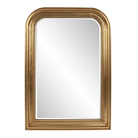 Tyler Dillon Antique Gold Wood Framed Vanity and Wall Mirror 42"H x 30"W