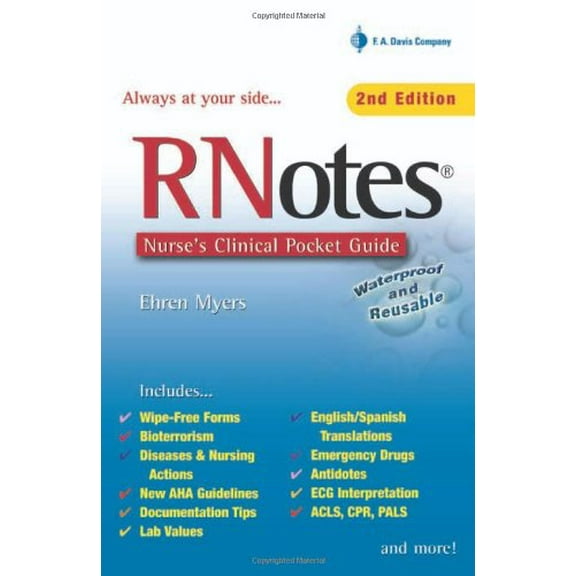 Pre-Owned RNotes: Nurse's Clinical Pocket Guide Paperback