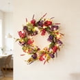 thumbnail image 6 of EWASWON Artificial Purple Wreath 15 Inch, Spring Floral Wreath for Front Door, Realistic Lavender Wreath Indoor Outdoor Wall Decor for Home Garden Farmhouse, 6 of 6