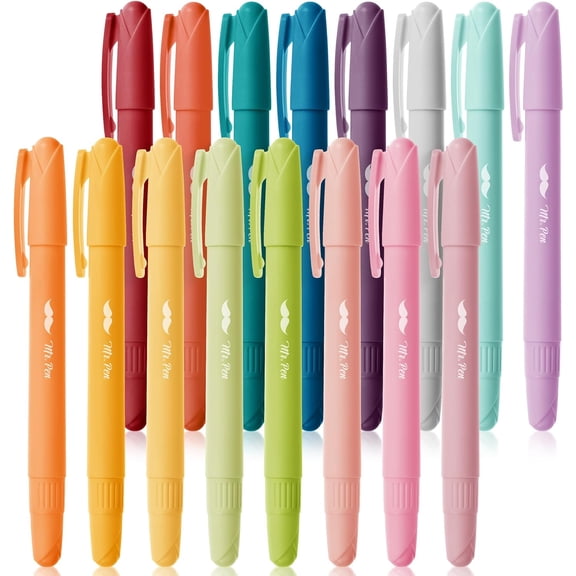 Mr. Pen- Gel Highlighter, 16 Pack, Assorted Colors, Bible Highlighters No Bleed