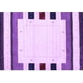 thumbnail image 1 of Ahgly Company Indoor Rectangle Solid Purple Modern Area Rugs, 7' x 9', 1 of 4