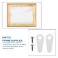 thumbnail image 2 of 100pcs Photo Frame Back Plate Buckles Picture Hangers Kit Backboard Buckles, 2 of 9