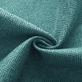 thumbnail image 3 of Jepeak Rustic Woven Textured Throw Pillow Covers Pack of 2 Decorative Farmhouse Linen Pillow Cover for Sofa Couch Bedroom Home Decor, Dark Cyan 18 x 18 inch, 3 of 8