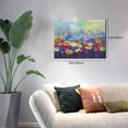 thumbnail image 2 of Fuzoiu Spring Flower Seasonal Print Canvas Wall Decorative,Modern Artwork Picture Decor Painting,Living Room Bedroom Home Office,Framed Hangable Decorative Artwork Size 30x40, 2 of 6