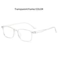 thumbnail image 5 of Gafas de miopía TR90 sin deformación, con película azul, espejo para miopía, lentes planas 806 para mujer, 5 of 5