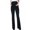 thumbnail image 2 of Maternity Women's Flare Leg Denim Jeans - Black/Blue 28, 2 of 4