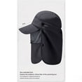 thumbnail image 5 of SGFCWSX Sun Hats for Men,Removable Neck Cape UPF 50+ Protection Quick-Dry Summer Outdoor Hat Dark Gray, 5 of 5