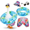 thumbnail image 1 of Disfraz de Ganso para Porche GANSHAYA de Cemento Estilo Hawaiano de Verano de 23 Pulgadas, 1 of 9
