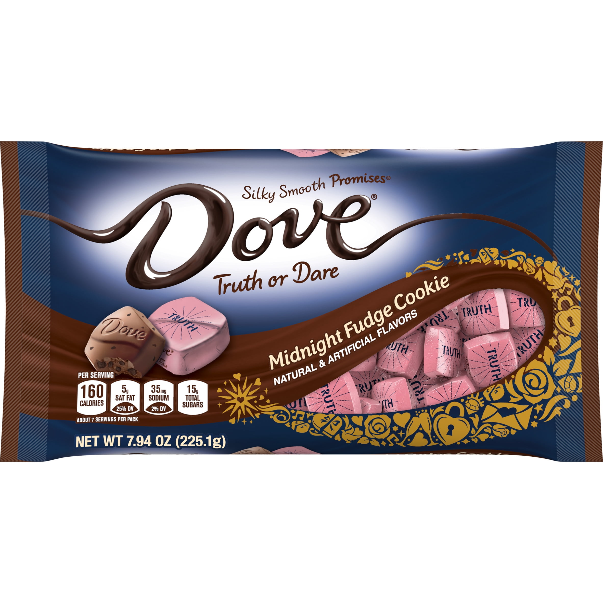 DOVE Midnight Fudge Chocolate Valentine Candy