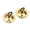 thumbnail image 3 of Belly Dancing Gold Finger Cymbals Musical Instrument, 3 of 7