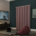 thumbnail image 2 of Sun Zero Miles 100% Blackout Grommet Single Curtain Panel in Purple 40" x 63" Pink, 2 of 8