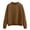 Brown, variant on Besolor Crewneck Sweatshirts for Women Fall Causal Loose Long Sleeve Shirt Warm Loungewear Pullover Tops(X-Large,Yellow)