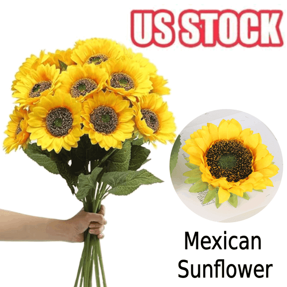Artificial flowers, sunflower decorations, DIY-friendly sunflowers, Mexican sunflower imitation flowers, indoor and outdoor decor