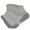 Gray, variant on Iugvhana Men & Women's Cotton Moisture-Wicking Breathable Socks - Ankle Athletic Cushioned Quarter, 6 Pack Black M