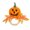 B, variant on Halloween Pumpkin Napkin Rings Set of 4, Handcrafted Table Decor with Smiling Jack-O'-Lantern Design for Holiday Parties, Autumn Dining, and Festive Gatherings
