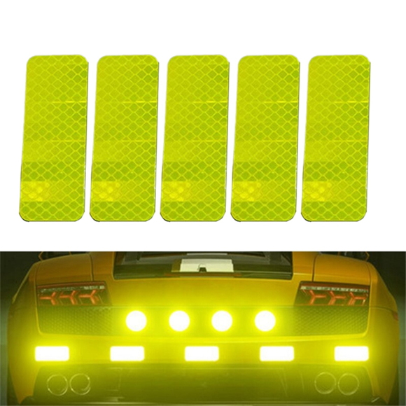 Car Bumper Reflective Stickers Reflective Warning Strips Tape B