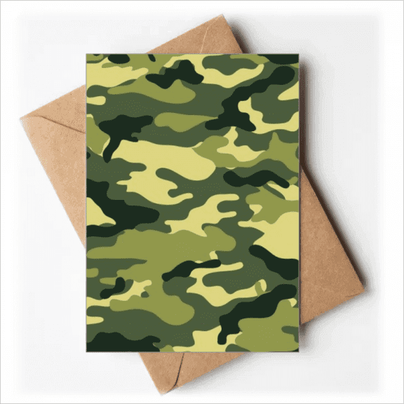 Camouflage Line Art Grain Illustration Pattern Greeting Cards You are Invited Invitations