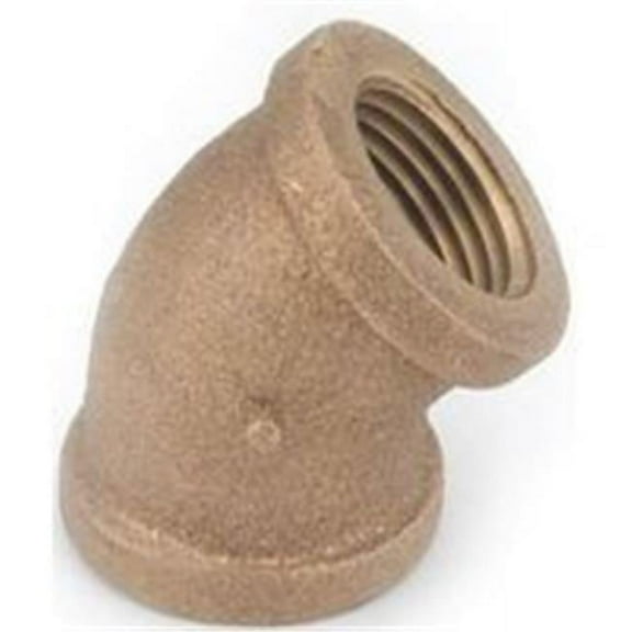 Anderson Metal Corp 738107-06 Elbow Brass 45 Deg Fpt 3/8