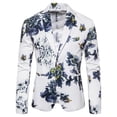 thumbnail image 1 of Traje pequeño para hombre con solapa y estampado floral y tendencia de corte entallado de moda para caballero de otoño e invierno, 1 of 5