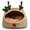 Tan, variant on Vibrant Life Small Holiday Hideaway Dog Bed, Cat Bed Gingerbread Present
