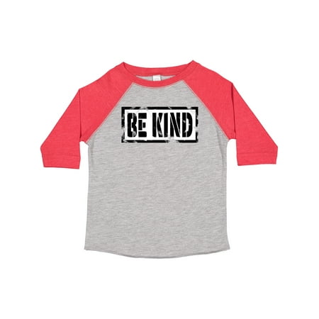 

Inktastic Be Kind Weathered Stencil in Black Gift Toddler Boy or Toddler Girl T-Shirt
