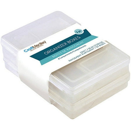 Bead Organizer Box 4.625"x3.25"x.8125" 2