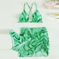 thumbnail image 2 of Girls Swimsuit Baby 3 Piece Swimsuits Prints Bikini Bathing Suit Briefs Bikini Beach Swimwear Set Baby Bathing Suit Girl,Size 9 Years-11 Years, 2 of 7
