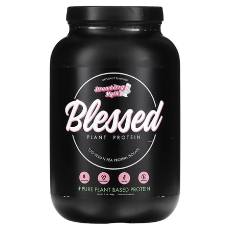 Plant Protein  Strawberry Mylk  2.1 lb (948 g)  Blessed