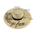 thumbnail image 2 of QASIEATN Women's Floppy Hat Wide Brim Straw Hat Beach Foldable Sun Hats Solid Color Basin Caps Summer Travel Accessories Caps, 2 of 4