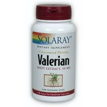 Solaray - garanti Potence Valériane Extrait, Capsule (Btl-plastique) 50mg 120ct