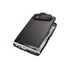Officemate Slim Clipboard Box with Calculator, Charcoal (83306)