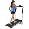 Folding Treadmill Fitness Running Machine W/Mobile Phone Holder LED Monitor