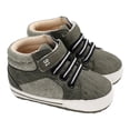 thumbnail image 2 of LYHaoo Baby Sneakers Soft Sole First Shoes For Infants High Top Casual Toddler Shoes Lightweight Breathable Comfortable Learning Walking Shoes Sizes 11 Toddler Green(0-6 Months), 2 of 6