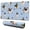 Pug and Footprints-2, variant on Long Mouse Pads for Desk,Pug and Footprints Desk Mats on Top Of Desks, Desk Mouse Pad Extra Large with 3mm Non-Slip Base and Stitched Edge for Gaming,Office,Work,Home 31.5"x11.8"